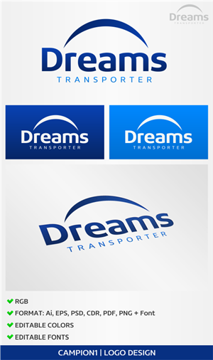 Logo Design by artsterdam for Dreams Transporter Inc. | Design: #4886833