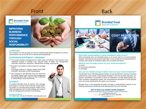 World's first Total Sustainability Management System needs brochure | Diseño de Brochure por Sarmishtha Chattopadhyay_loginchange
