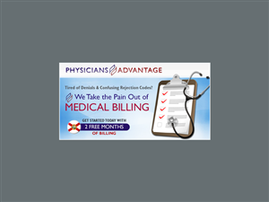 Banner-Design von yadunath für Physicians Advantage Services, Inc. | Design: #1373004