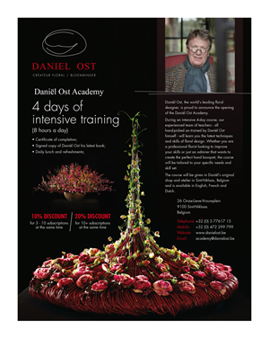 One-Page Advertisement/Brochure for World's Premier Flower Academy | Diseño Publicitario por laxman2creative