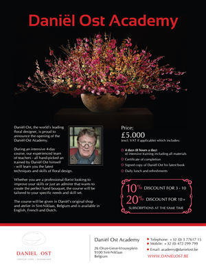 One-Page Advertisement/Brochure for World's Premier Flower Academy | Diseño Publicitario por rkailas