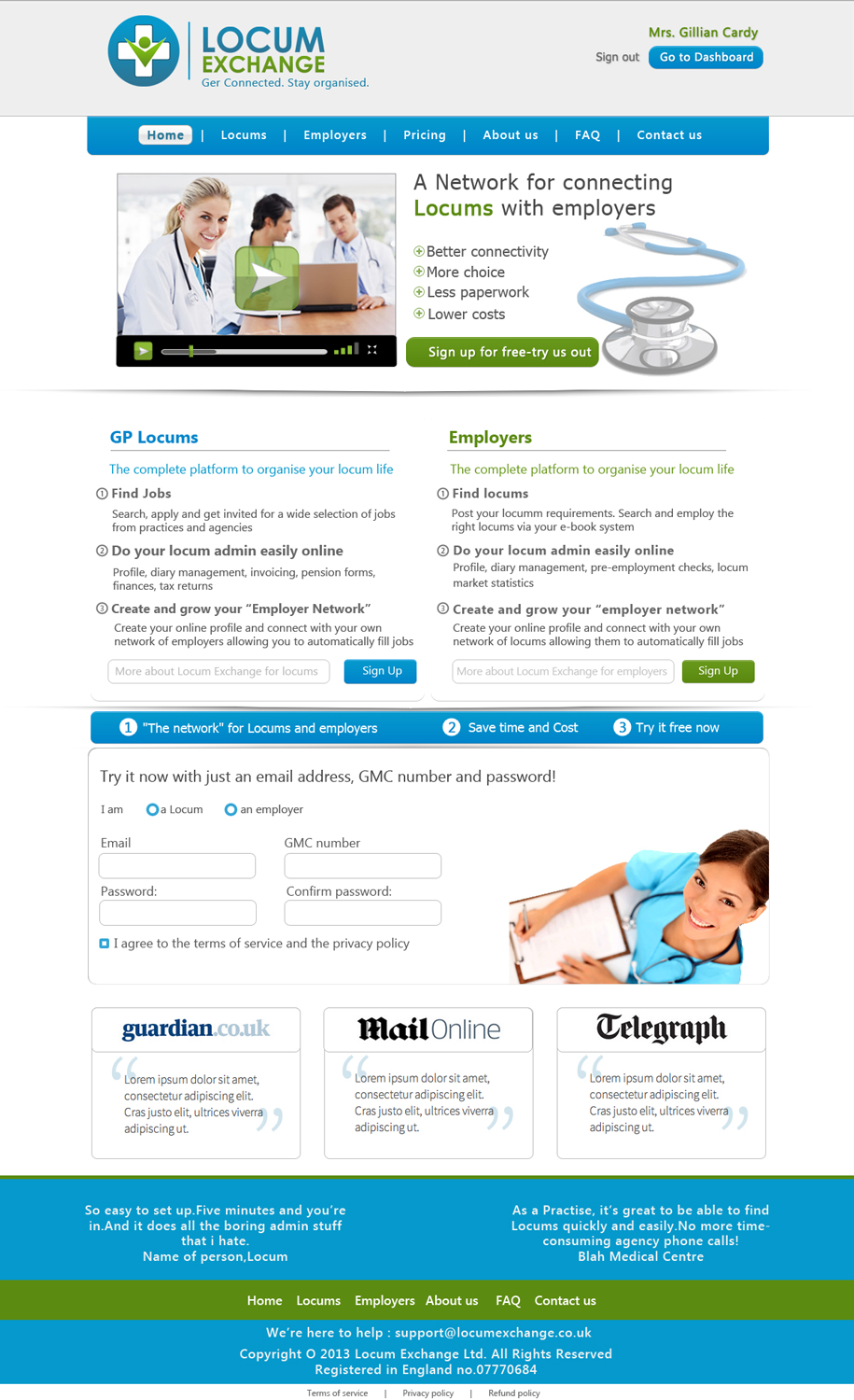 Web Design by OM for this project | Design #1418399