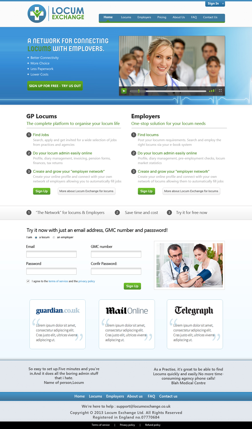 Web Design by OM for this project | Design #1418412