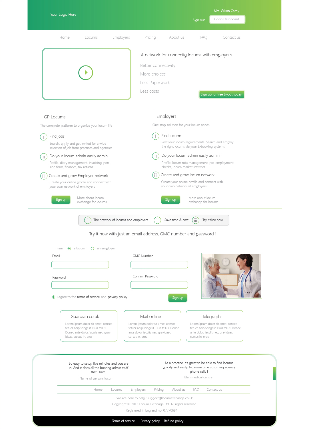 Web Design by Sfillix for this project | Design #1415041