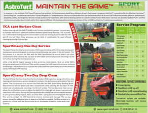 AstroTurf Maintenance Program