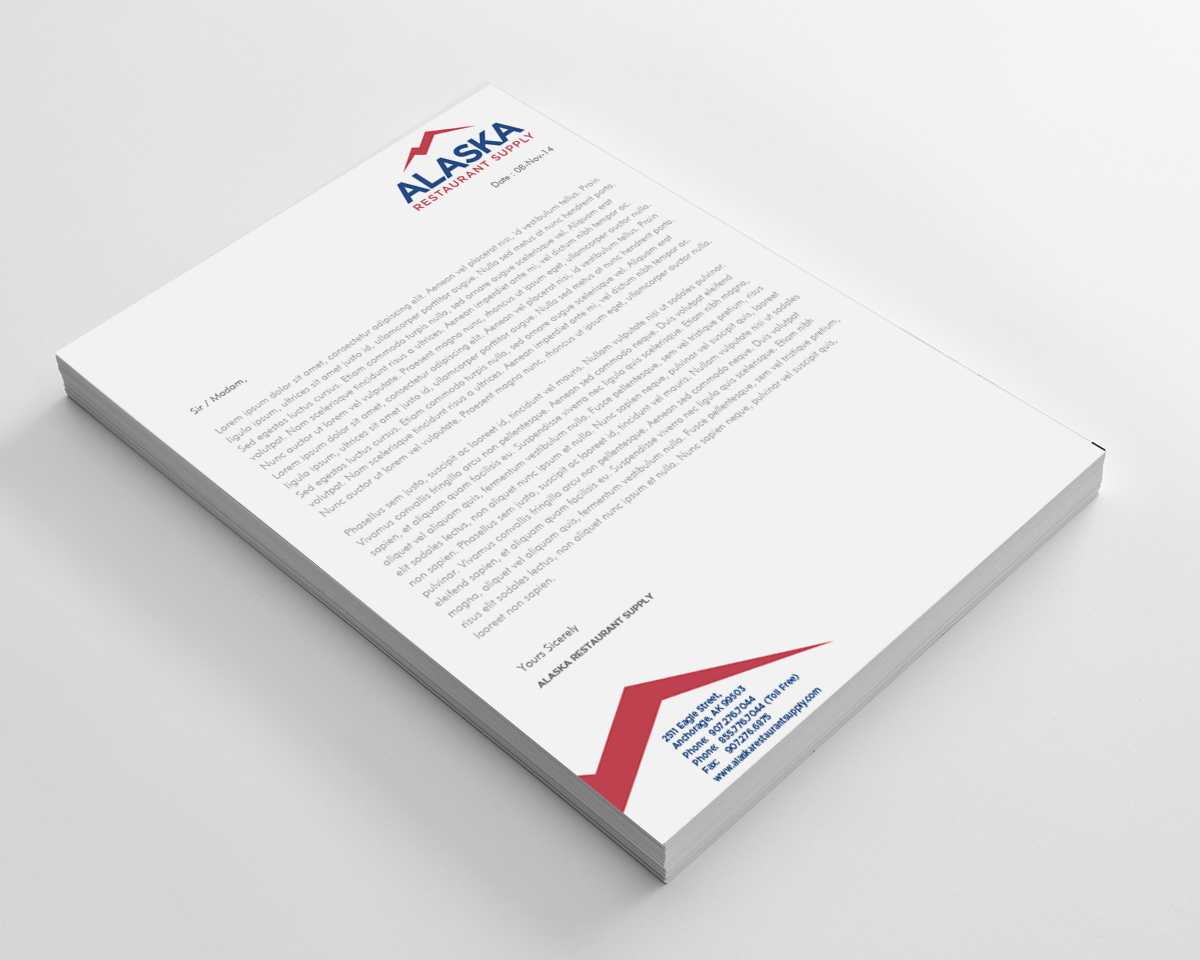 Letterhead Design by artculturz_sd for this project | Design #4855088