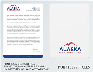 Letterhead Design by Pointless Pixels India