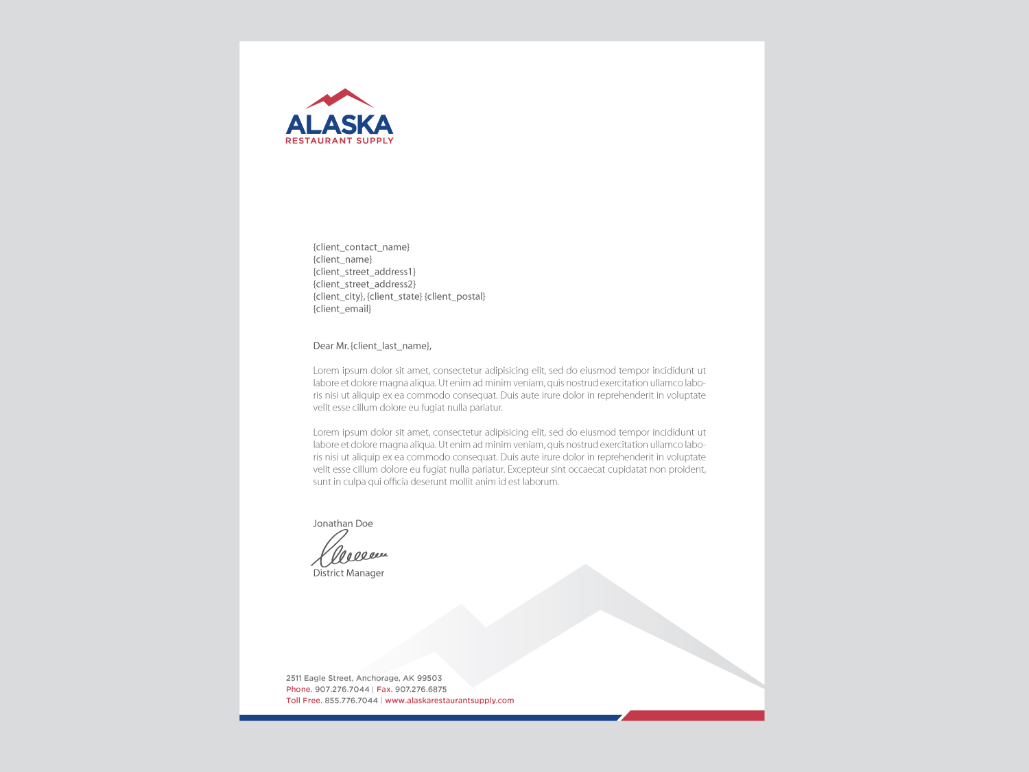Letterhead Design by Nila for this project | Design #4869943