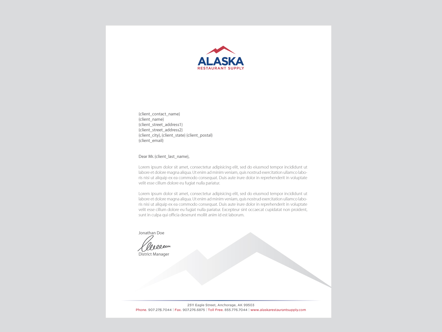 Letterhead Design by Nila for this project | Design #4870232