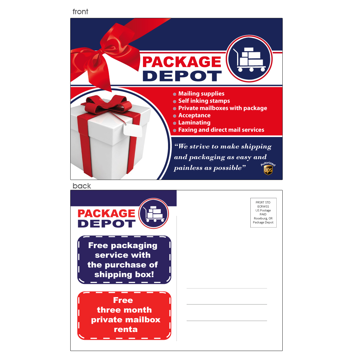 Postcard Design by Maden for this project | Design #4847814