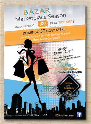 Maketplace Season introduciendo 809Market.com | Flyer-Design von alex989