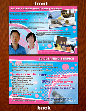 Flyer-Design von NILDesigns für CJ cleaning services | Design #4845289