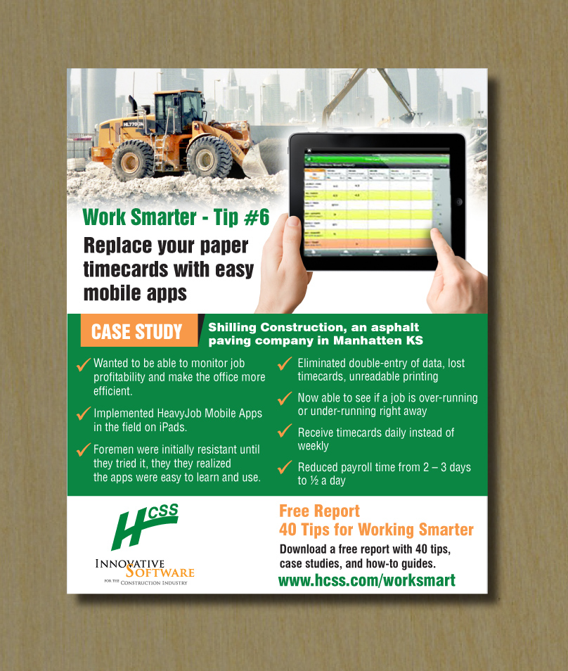 Advertisement Design by rkailas for HCSS | Design #1383437