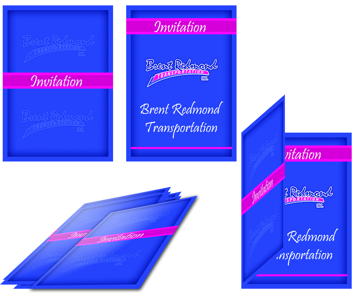 Diseño de Invitación por seyon para Brent Redmond Transportation, Inc. | Diseño #4853624