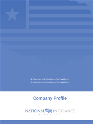 Word Template Design by NexQuix for National Insurance Services  | Design: #4922358