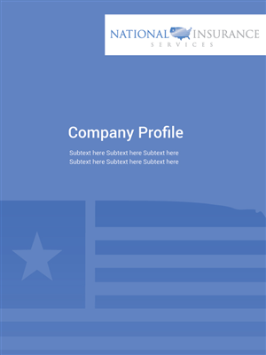 Word Template Design by NexQuix for National Insurance Services  | Design: #4922368