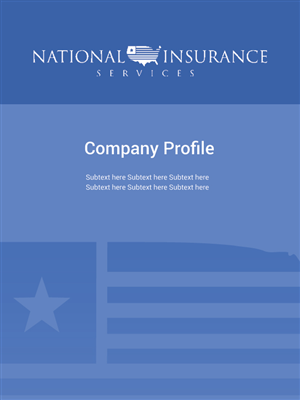 Word Template Design by NexQuix for National Insurance Services  | Design: #4922376