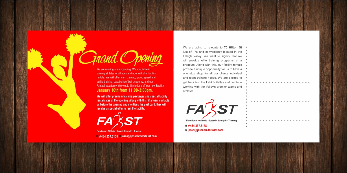 Postcard Design by cb1318 for this project | Design #4848860