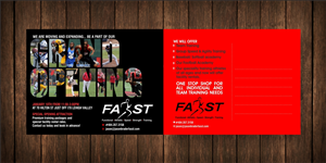Sports Performance Facility Grand Opening | Diseño de Postal por cb1318