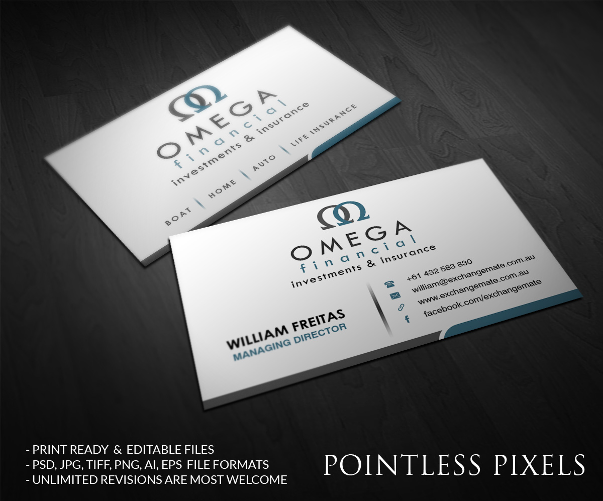 Diseño de Tarjeta de Presentación por Pointless Pixels India para este proyecto | Diseño #4975201