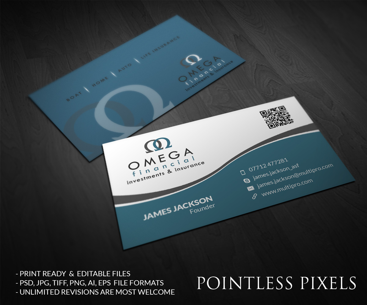 Business Card Design by Pointless Pixels India for this project | Design #4975382