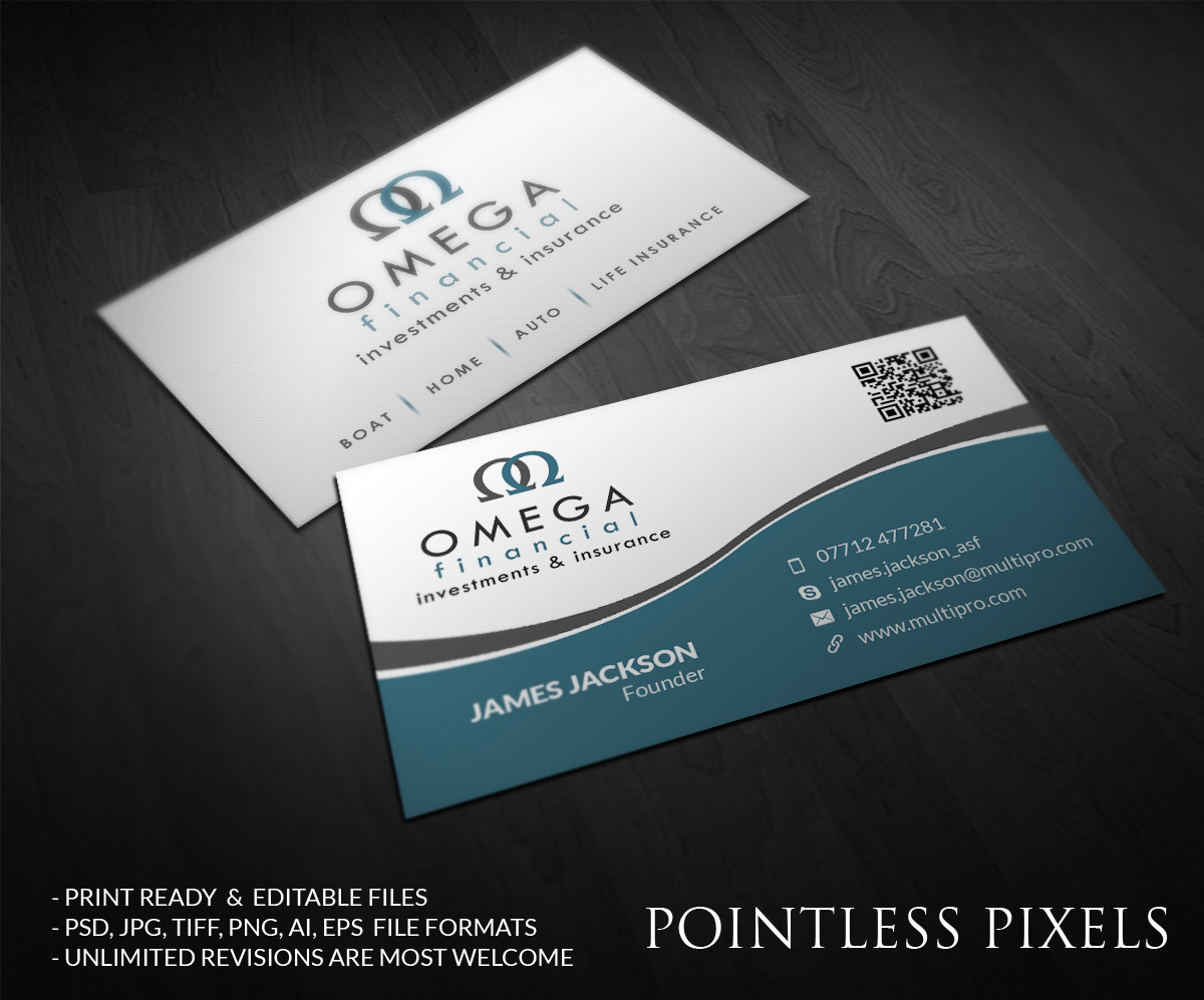 Business Card Design by Pointless Pixels India for this project | Design #4975389