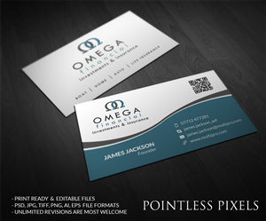 Business Card Design by Pointless Pixels India for this project | Design: #4975389