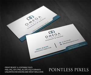 Business Card Design by Pointless Pixels India for this project | Design: #4999558