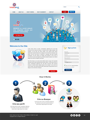 Web Design by pb for this project | Design: #1375850
