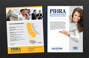 Flyer Design by Svetlin Angelov for Professionals In Human Resources Association (PIHRA) | Design: #1369535