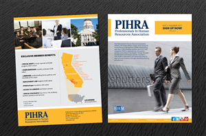 Flyer Design by Svetlin Angelov for Professionals In Human Resources Association (PIHRA) | Design: #1377552