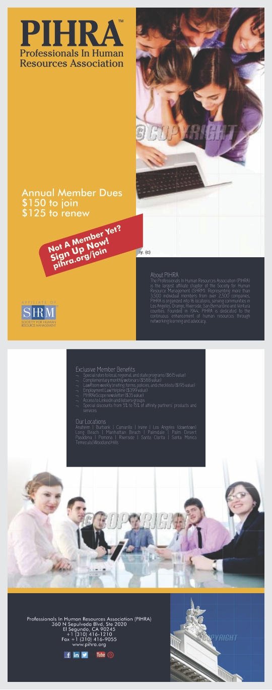 Flyer Design by barinix for Professionals In Human Resources Association (PIHRA) | Design #1373149