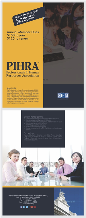 Flyer Design by barinix for Professionals In Human Resources Association (PIHRA) | Design: #1373151