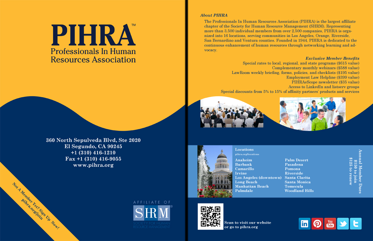 Flyer Design by Eric Lott for Professionals In Human Resources Association (PIHRA) | Design #1370668