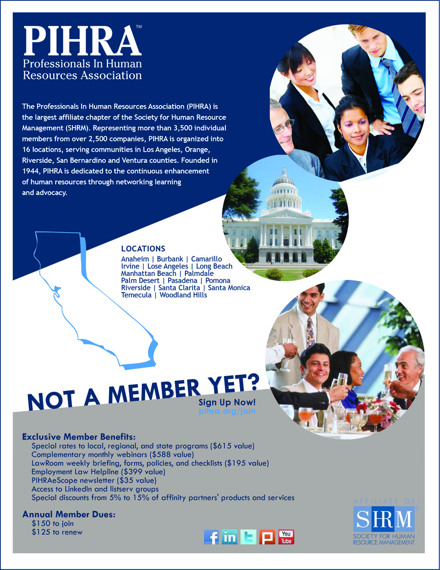 Design de Flyer par JYK37 pour Professionals In Human Resources Association (PIHRA) | Design #1371882