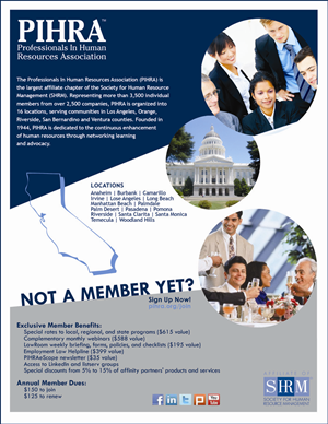 Design de Flyer par JYK37 pour Professionals In Human Resources Association (PIHRA) | Design : #1371882