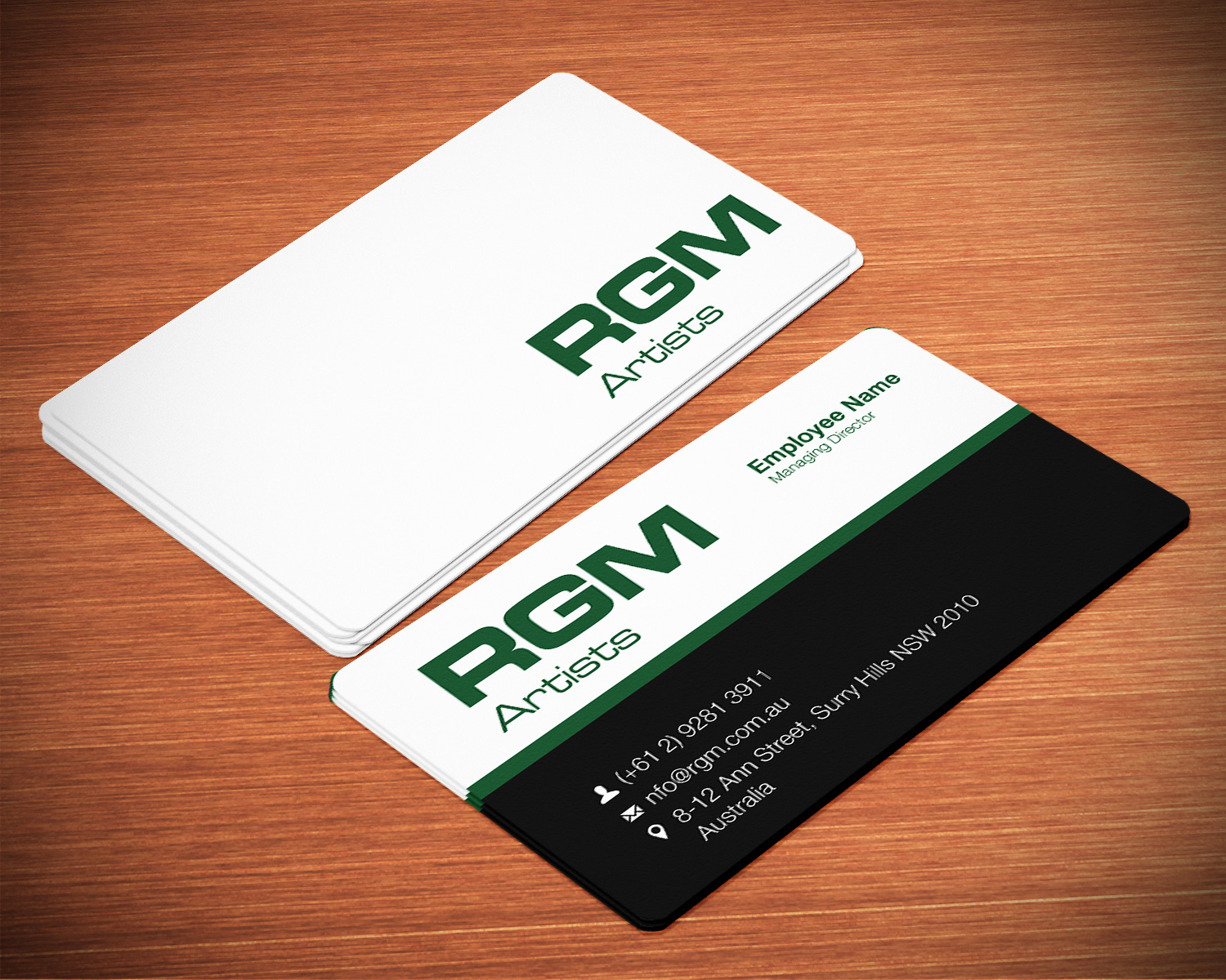 Diseño de Tarjeta de Presentación por Lanka Ama para Media Venture Partners Pty Ltd | Diseño #4849775