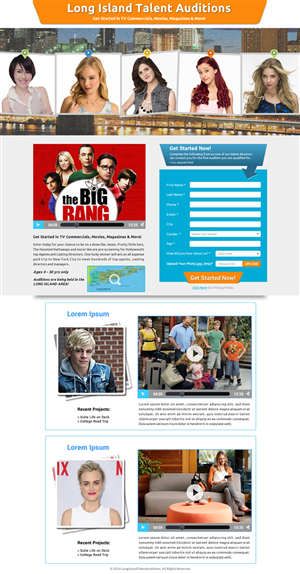 Design de Page d'Accueil par Sbss pour The Singular Focus Inc. | Design : #4848749