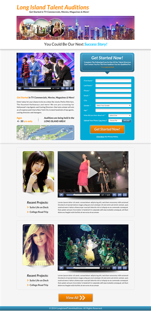Design de Page d'Accueil par Sbss pour The Singular Focus Inc. | Design : #4848753