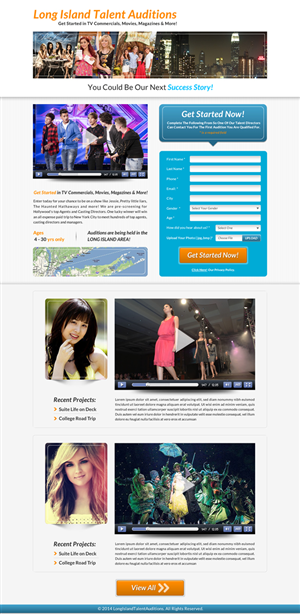 Design de Page d'Accueil par Sbss pour The Singular Focus Inc. | Design : #4848757