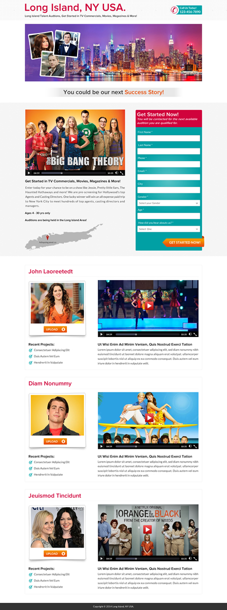 Landing Page Design by Sbss for The Singular Focus Inc. | Design #4854960