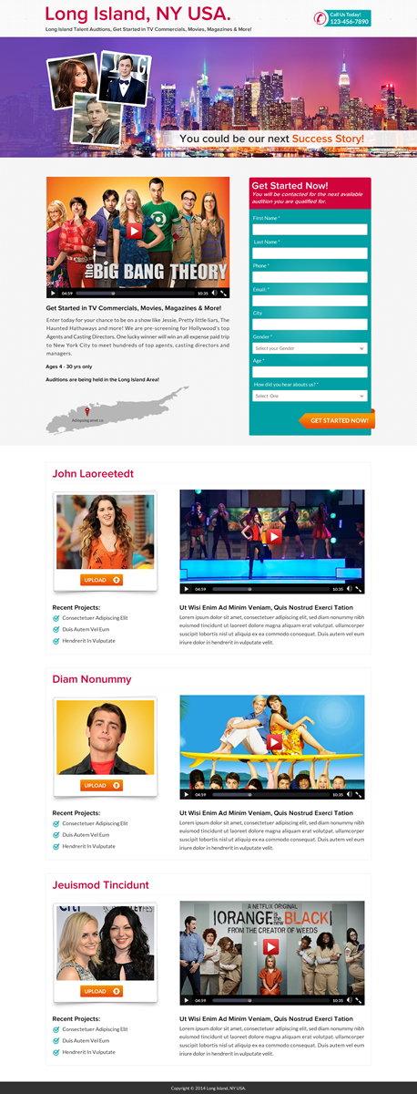 Landing Page-Design von Sbss für The Singular Focus Inc. | Design #4854963