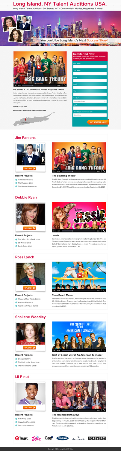 Landing Page Design by Sbss for The Singular Focus Inc. | Design #4967852