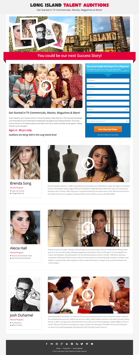 Landing Page Design by iLibart for The Singular Focus Inc. | Design #4933261