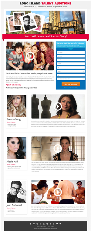 Design de Page d'Accueil par iLibart pour The Singular Focus Inc. | Design : #4933261