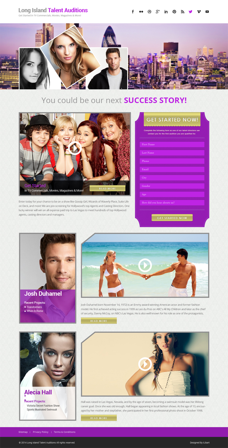 Landing Page Design by iLibart for The Singular Focus Inc. | Design #4939346