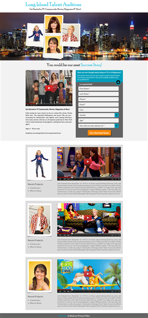 Landing Page Design by Advent Innovative