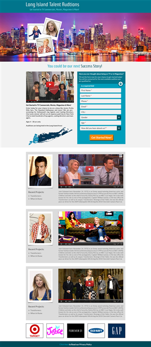 Design de Page d'Accueil par Advent Innovative pour The Singular Focus Inc. | Design : #4967929
