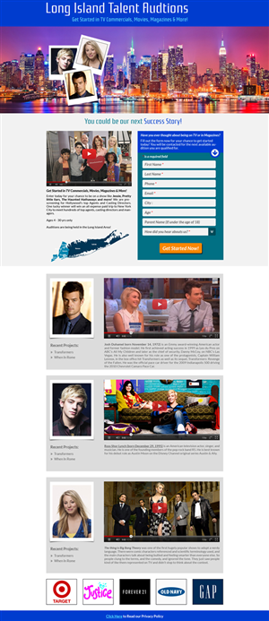 Design de Page d'Accueil par Advent Innovative pour The Singular Focus Inc. | Design : #5002618