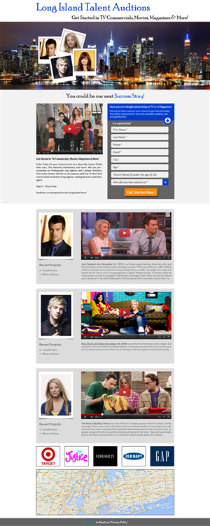 Design de Page d'Accueil par Advent Innovative pour The Singular Focus Inc. | Design : #5002771